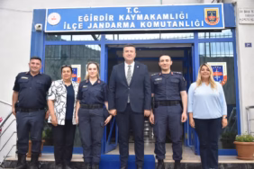 Eğirdir'de Jandarmaya 187. Yıl Vefası: Başkan Özer'den Anlamlı Ziyaret