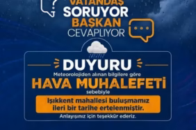 Işıkkent'te Beklenen Halk Buluşmasına Kötü Hava Engeli