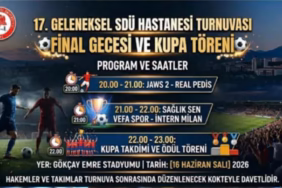 Isparta'da Futbol Şöleni: SDÜ Hastanesi Turnuvası'nda Dev Final