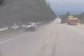 Isparta'da SDÜ ve TOKİ Yolunda Korkutan Kaza: Trafik Akışı Aksadı