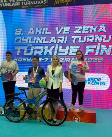 Isparta'nın Gururu Elif Erva, Zeka Oyunlarında Türkiye İkincisi Oldu
