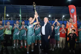 SDÜ Turnuvasının Şampiyonu Sağlık Sen Vefa Spor Kupasına Kavuştu