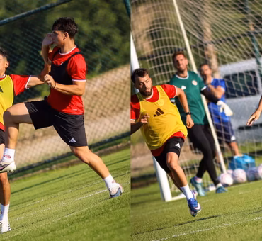 Davraz’da Süper Lig Rüzgarı: Antalyaspor Kamp İçin Sahaya Çıktı