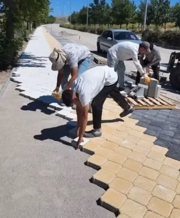Isparta Akkent'e 2.2 Kilometrelik Estetik Yürüyüş Yolu Kazandırılıyor