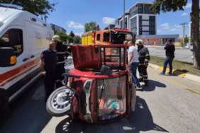 Isparta Gölcük Yolunda Korkutan Kaza: Elektrikli Motosiklet Yolcusu Yaralandı