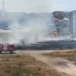 Isparta Sermet Mahallesi'nde Çıkan Arazi Yangını Paniğe Neden Oldu