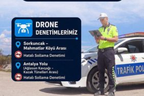 Isparta’da Hatalı Sollamaya Drone Engeli: Ekipler Havadan Göz Açtırmıyor