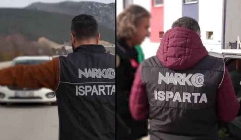 Isparta'da Narkotik Operasyonu
