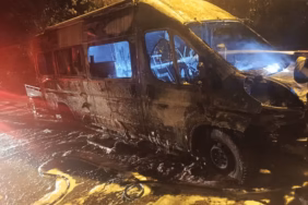 Isparta’da Park Halindeki Karavan Alev Aldı: Mahalleli Panik Yaşadı