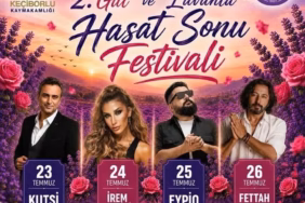 Keçiborlu Gül ve Lavanta Festivali'nde Yıldızlar Geçidi