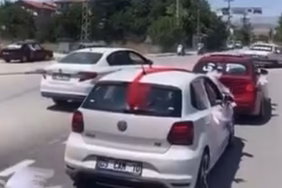 Kuleönü’nde Düğün Konvoyuna Drift Engeli: Vatandaş İsyan Etti