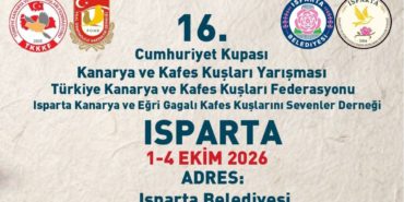 16. Cumhuriyet Kupası Isparta’da Düzenlenecek