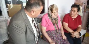 Başkan Mustafa Özer’den Zekiye Teyzeye Anlamlı Destek