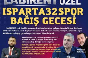 Isparta 32 Spor İçin Tarihi Gece: Hedef 10 Milyon Lira!