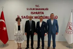 Isparta Sağlık Camiasından Yeni Müdür Küçükcoşkun’a Vizyon Ziyareti