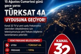 Isparta’nın Ekranı Kanal 32 Türksat 4A’da: İşte Yeni Frekans