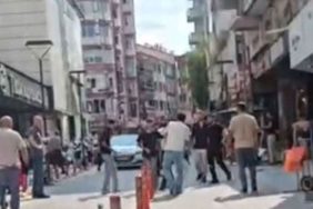 Isparta’nın Göbeğinde Tekme Tokat Meydan Kavgası!