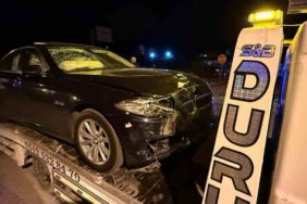 Kozluçay Kavşağında Korku Dolu Anlar: İki Araç Birbirine Girdi, 4 Yaralı