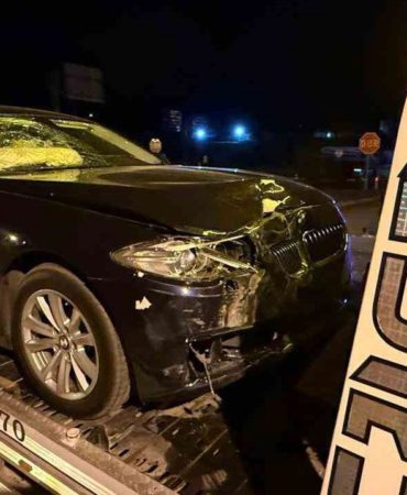 Kozluçay Kavşağında Korku Dolu Anlar: İki Araç Birbirine Girdi, 4 Yaralı