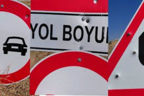 Şarkikaraağaç Yollarında Kurşunlu Magandalık: Levhalar Delik Deşik