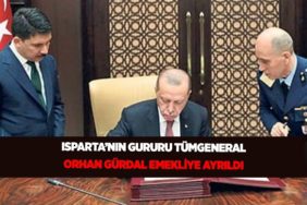 Sütçüler’in Gururu Tümgeneral Gürdal’dan Tarihi Veda