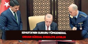 Sütçüler’in Gururu Tümgeneral Gürdal’dan Tarihi Veda