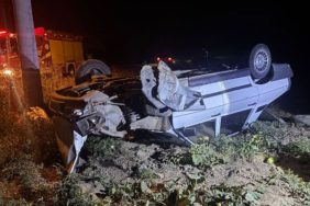 Aliköy Yollarında Korkutan Kaza: Kontrolden Çıkan Araç Ters Döndü