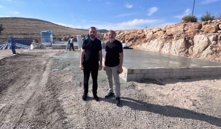 Atabey OSB’de Heyecan Veren Adım: Şantiye Binasının Temeli Atıldı