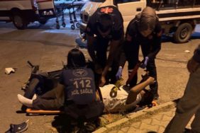 Davraz’da Yürekleri Ağza Getiren Çarpışma: Motor Sürücüsü Hastanelik Oldu