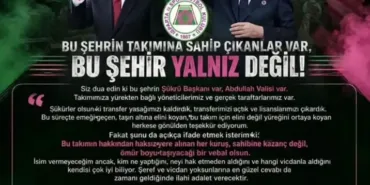 Isparta 32 Spor’da Vefa Rüzgarı ve Rantçılara Sert Uyarı