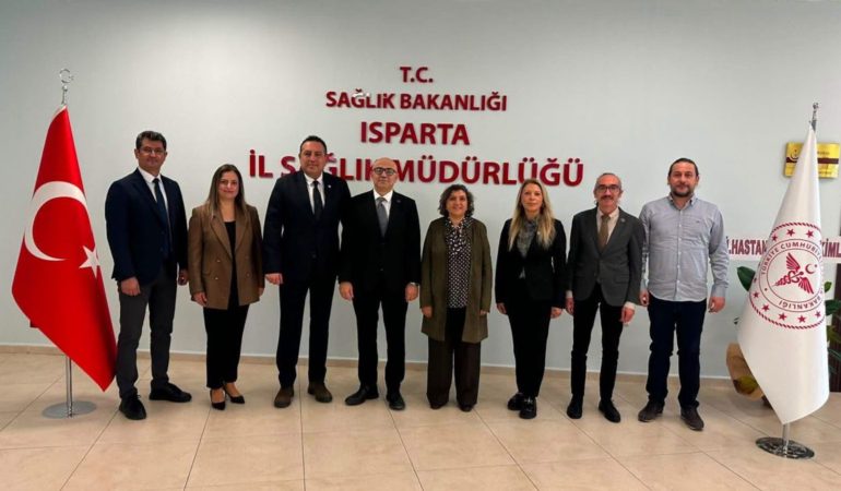 Isparta Eczacı Odası’ndan İl Sağlık Müdürü Dr. Küçükcoşkun’a Hayırlı Olsun Ziyareti