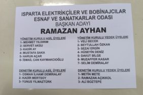 Isparta Elektrikçiler Odası’nda Ramazan Ayhan Dönemi Başladı