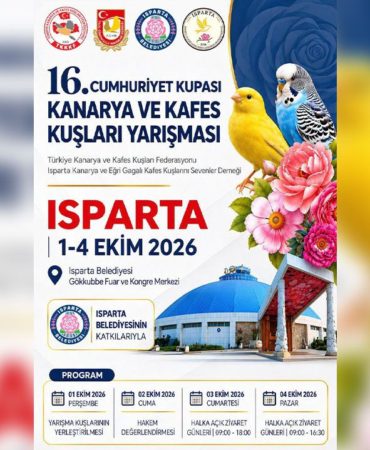 Isparta Gökkubbe’de Kanarya ve Kafes Kuşları Heyecanı Yaşanacak