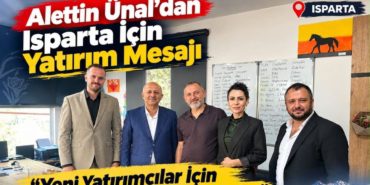 Isparta İçin Üretim Vakti: Alettin Ünal’dan Gübre Fabrikası Çıkışı
