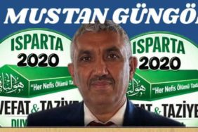 Isparta’da Acı Veda: Okul Müdürü Mustan Güngör Kanser Savaşını Kaybetti
