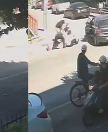 Isparta’da Yürekleri Ağza Getiren Kaza Kamerada: 2 Yaralı