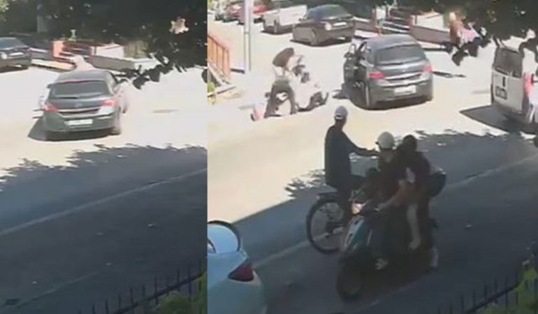Isparta’da Yürekleri Ağza Getiren Kaza Kamerada: 2 Yaralı