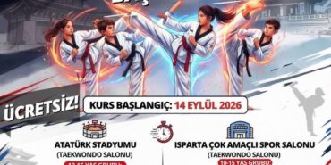 Isparta’nın Gelecek Şampiyonları İçin Ücretsiz Taekwondo Fırsatı