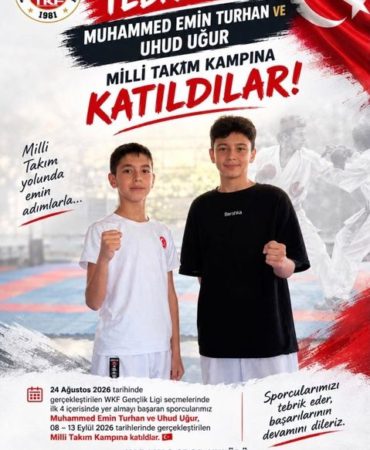 Isparta’nın Gururu İki Genç Karateci Milli Kampı Tamamladı