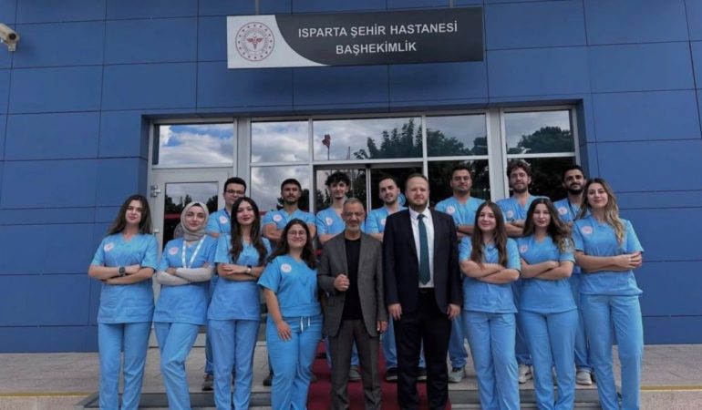 Isparta’nın Sağlık Ordusuna Genç ve Dinamik Kan Takviyesi