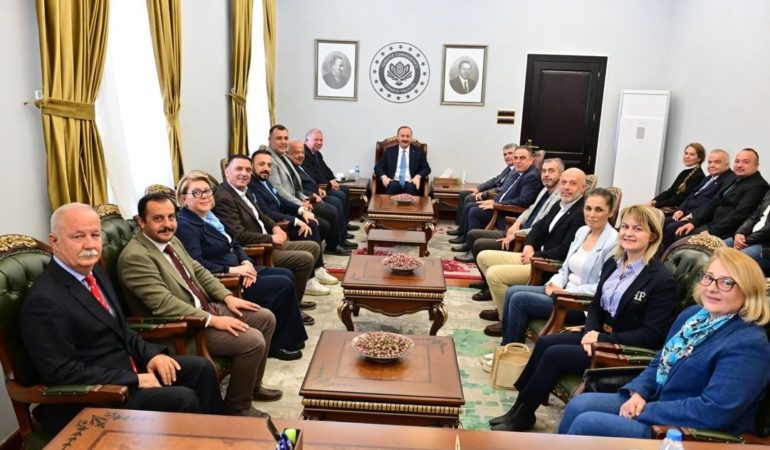 ITSO Başkanı Metin Çelik ve Ekibinden Vali Erin’e Samimi Ziyaret