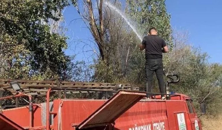 Kuyucak’ta Büyük Tehlike: Alevler Ormana Sıçramadan Durduruldu
