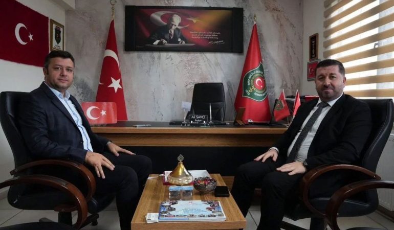 Milli Eğitim Müdürü Recai Ocak’tan Gaziler Derneği’ne Anlamlı Ziyaret