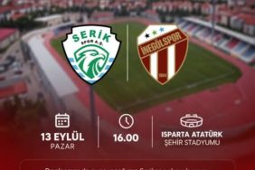 Serikspor – İnegölspor Maçının Yeni Adresi Isparta Atatürk Stadyumu