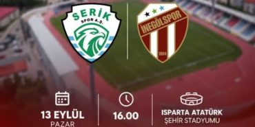 Serikspor – İnegölspor Maçının Yeni Adresi Isparta Atatürk Stadyumu