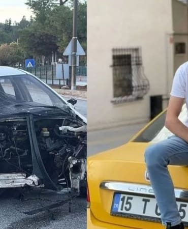 Burdur’da Korkunç Kaza: Motoru Yerinden Fırlayan Otomobilde Can Pazarı! Genç Sürücü Hayatını Kaybetti