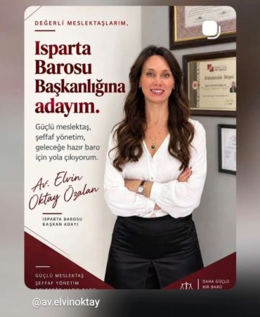 Isparta Barosu’nda Seçim Ateşi Yükseldi: Elvin Oktay Özalan Resmen Aday!