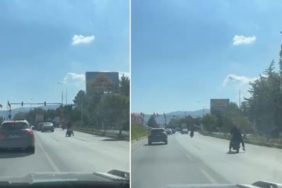 Isparta Çevreyolu’nda Akıl Almaz Tehlike: Motosiklet Sürücüsünün Ölümle Dansı Kamerada!