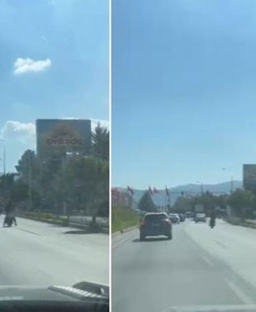 Isparta Çevreyolu’nda Akıl Almaz Tehlike: Motosiklet Sürücüsünün Ölümle Dansı Kamerada!