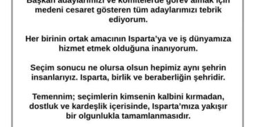 Isparta İş Dünyası Sandık Başına Giderken: Başkan Marulcu’dan Kritik Birlik Çağrısı!